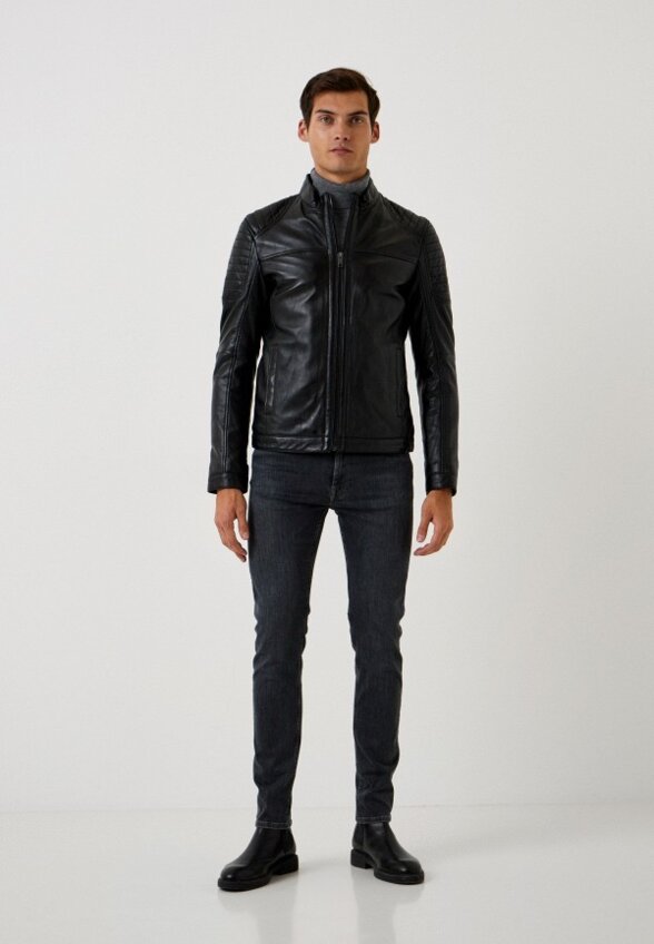 Куртка кожаная Urban Fashion for Men
