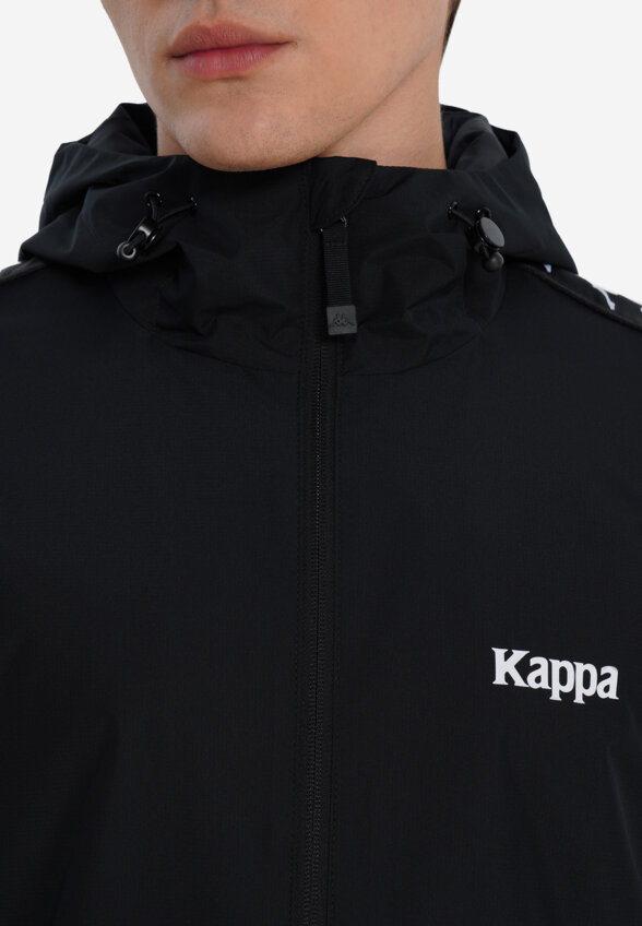 Ветровка мужская Kappa Banda d’Origini, Черный