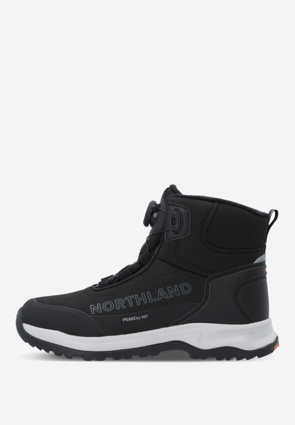 Ботинки утепленные для мальчиков Northland Moose High Boa, Черный