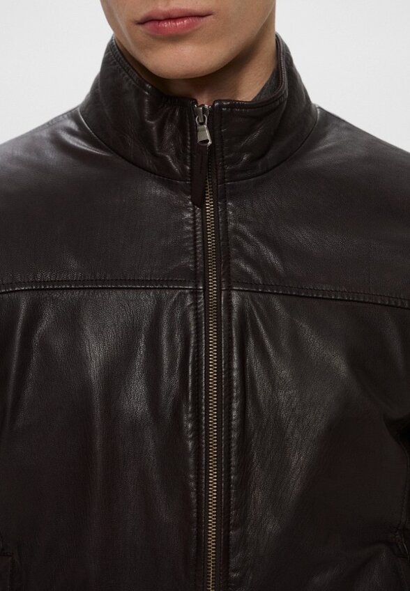 Куртка кожаная Blouson