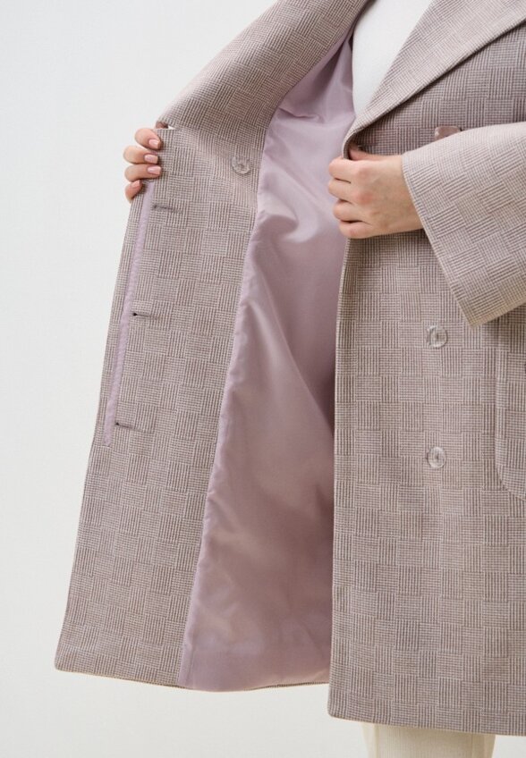 Пальто однобортное Gaxgax