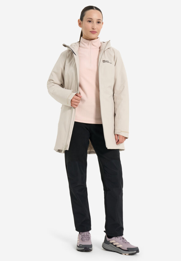 Куртка утепленная женская Jack Wolfskin Heidelstein, Бежевый