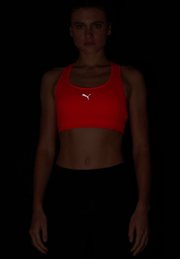 Топ бра спортивный PUMA 4 Keeps Run, Красный