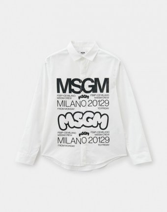 Рубашка MSGM Kids детям