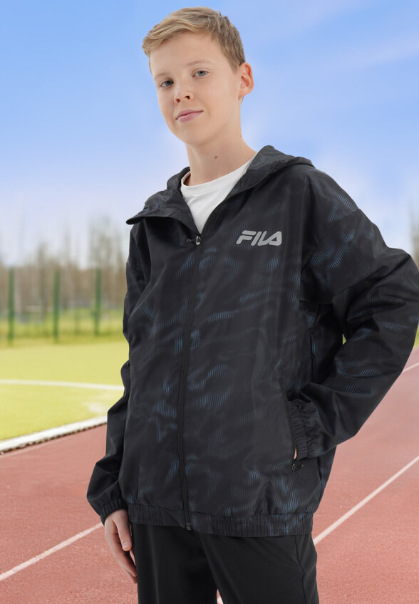 Ветровка для мальчиков FILA, Черный