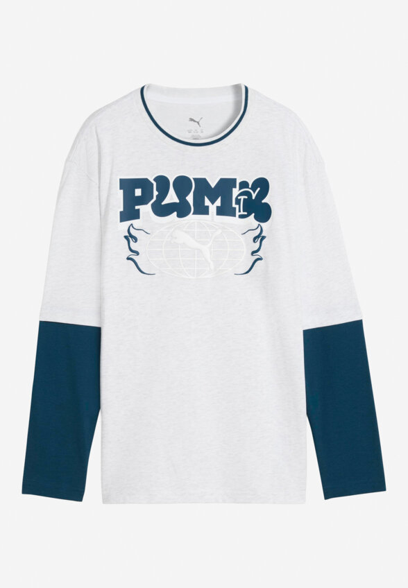 Лонгслив для мальчиков PUMA, Белый