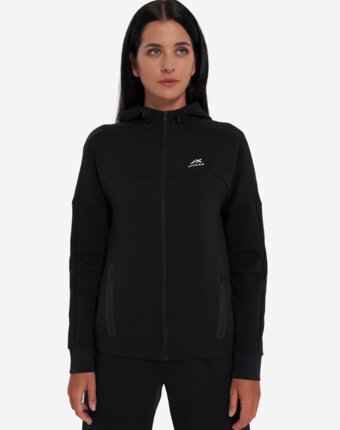 Толстовка женская Athlex Tech fleece, Черный женщинам