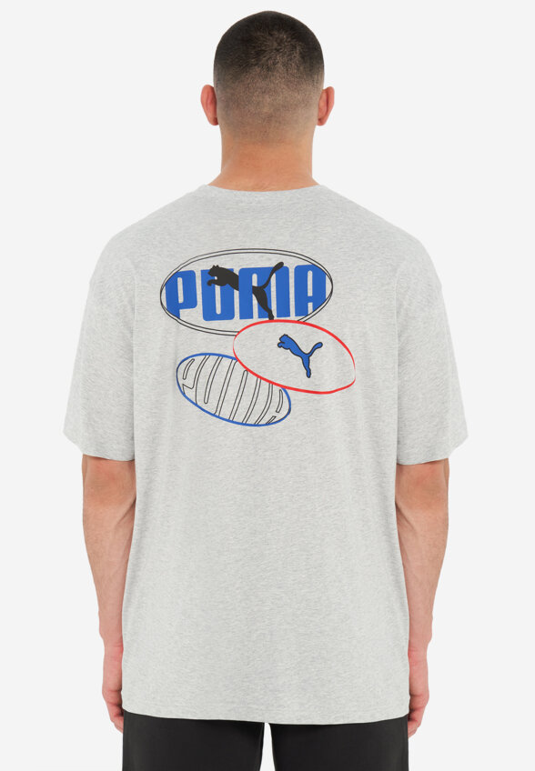 Футболка мужская PUMA Ess Logo Lab, Серый