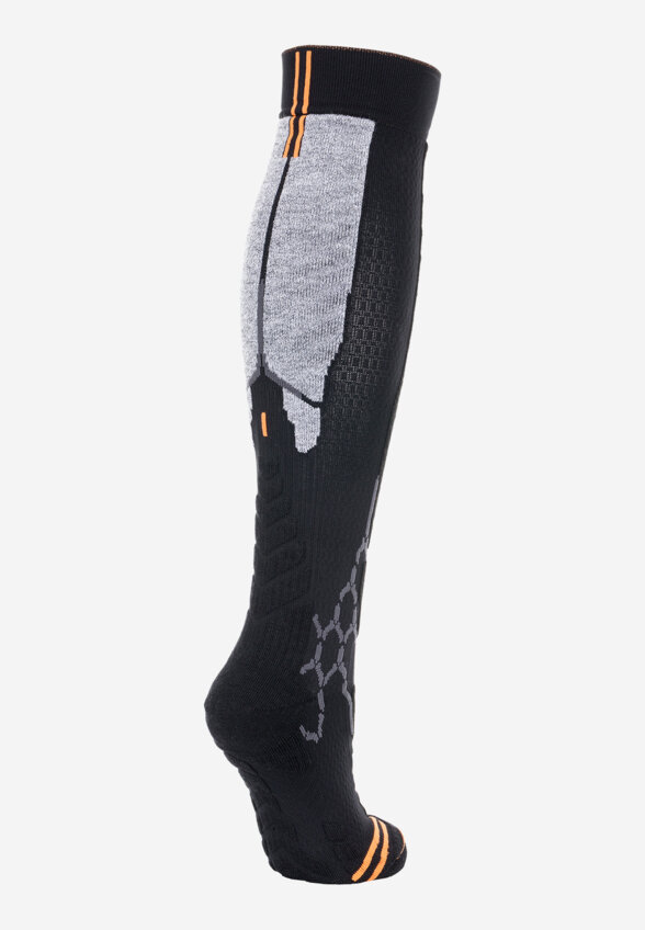 Гольфы компрессионные MORETAN Alpine ski merino, 1 пара, Черный