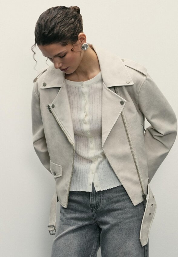 Куртка кожаная Zarina