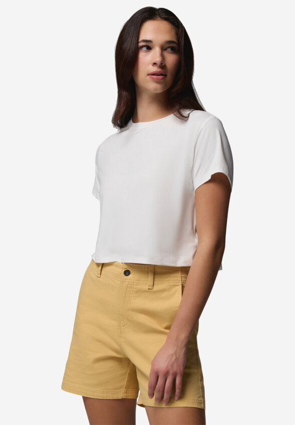 Футболка женская Columbia Parsons Point SS Tee, Бежевый