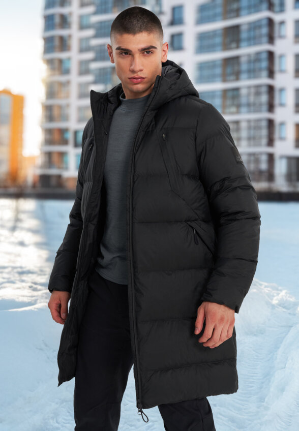 Пуховик мужской Jack Wolfskin Wandermood, Черный