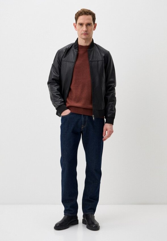 Куртка кожаная Urban Fashion for Men