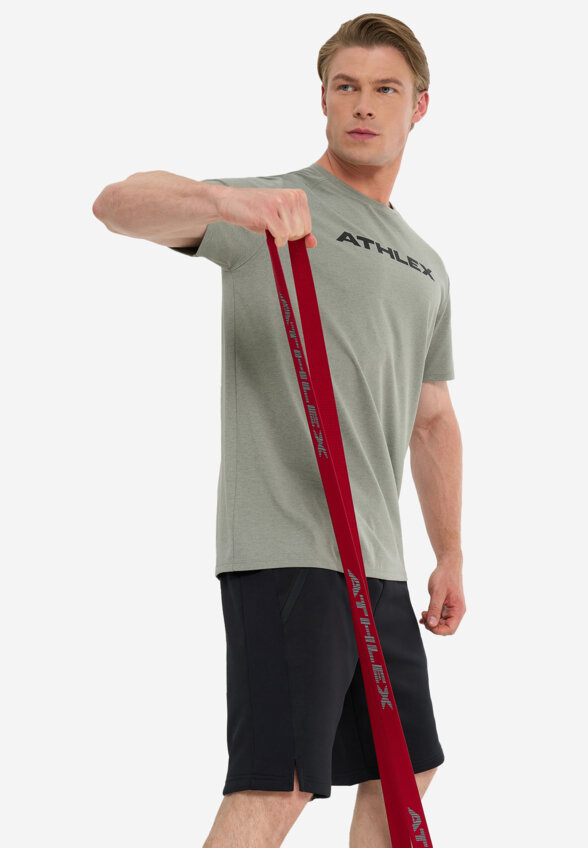 Силовая лента Athlex, Красный