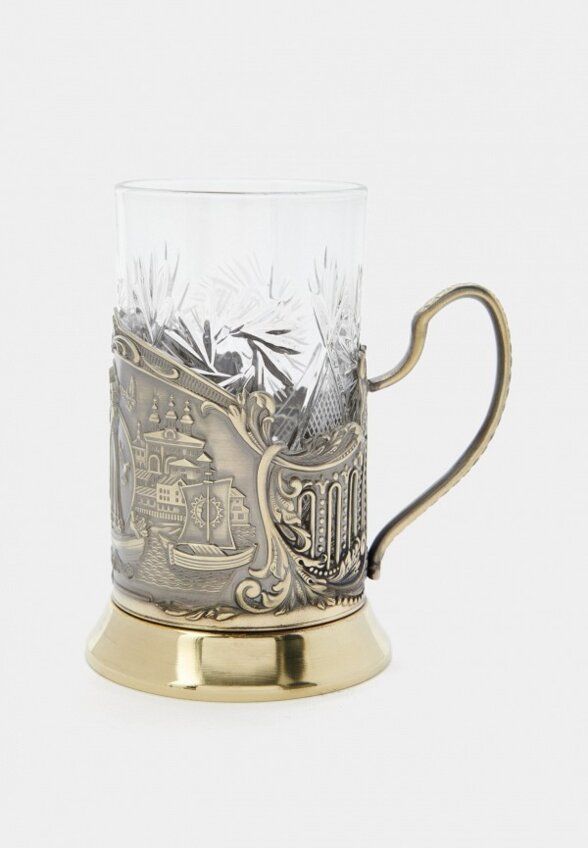 Стакан с подставкой Кольчугинский мельхиор