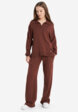 Брюки с кашемиром женские Sensana, Коричневый4  - превью