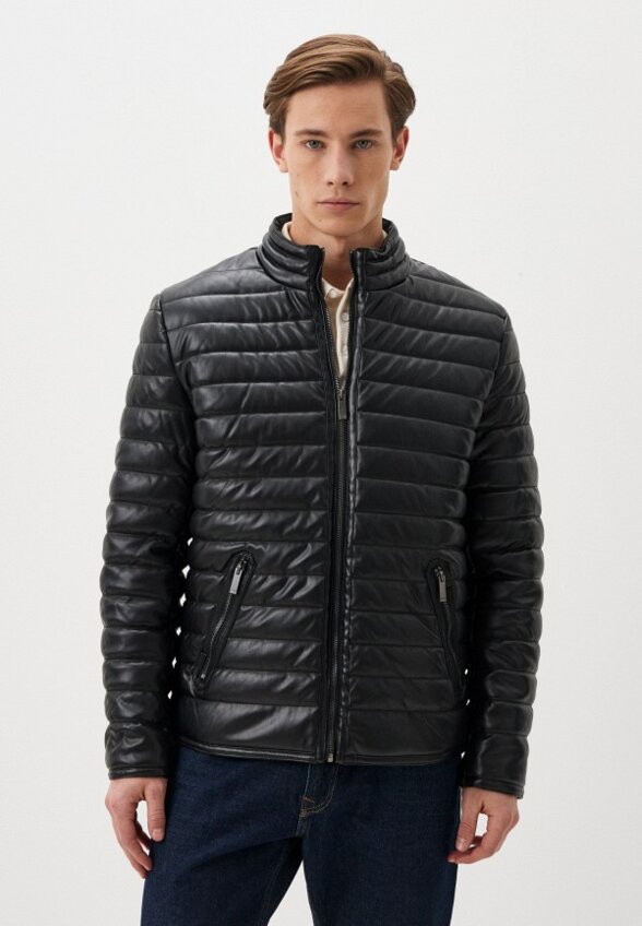 Куртка кожаная утепленная Colin's