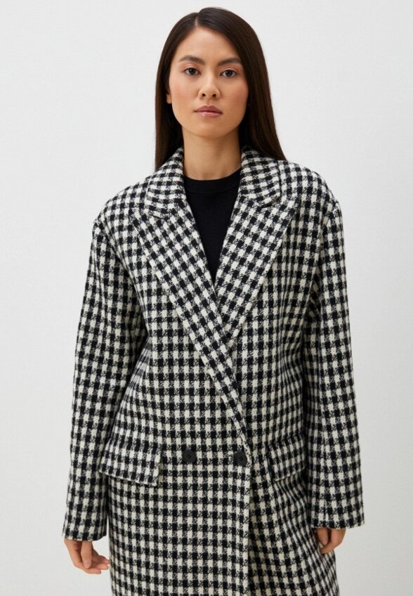 Пальто двубортное Latrika