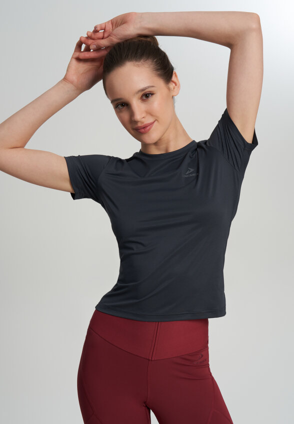 Футболка женская Demix MuseFit Gym, Серый