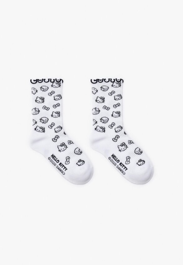 Носки с жаккардовой вышивкой Hello Kitty