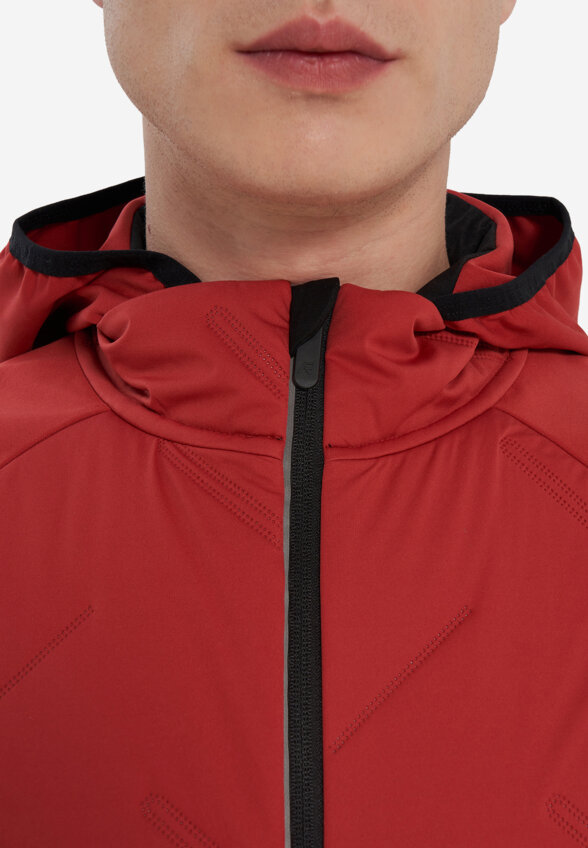 Куртка для беговых лыж мужская Rukka Maatiala Hood, Красный