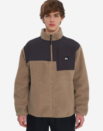 Джемпер флисовый мужской Quiksilver Shallow Water, Коричневый женщинам
