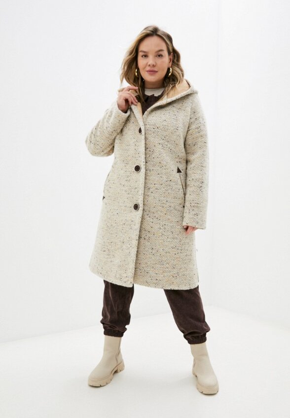 Пальто однобортное Karmel Style