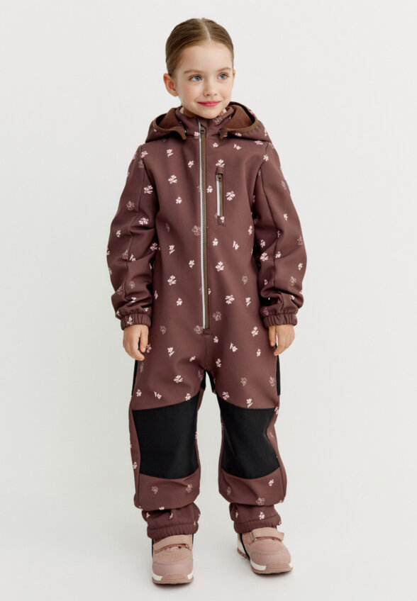 Комбинезон из Softshell на флисе для девочек
