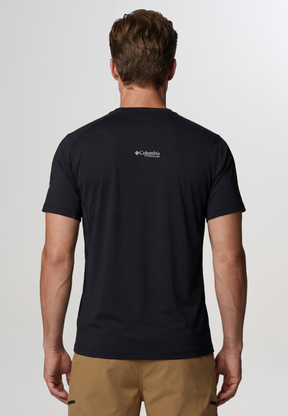 Футболка мужская Columbia Diamond Peak Pro Short Sleeve, Черный