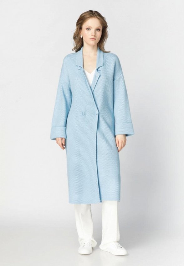 Пальто двубортное Vivawool