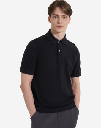 Поло мужское Kappa Polo d’Origini, Черный женщинам