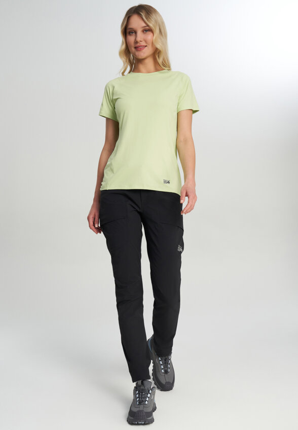 Футболка женская Mountain Hardwear Crater Lake Short Sleeve, Зеленый