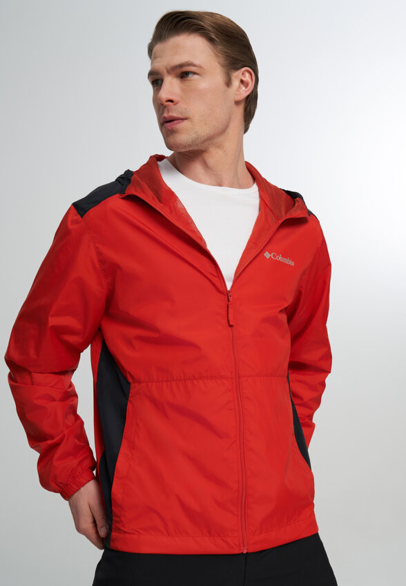 Ветровка мужская Columbia Discovery Loop Lined Windbreaker, Красный