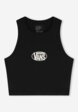 Майка женская Vans Oval Logo Tank, Черный8  - превью