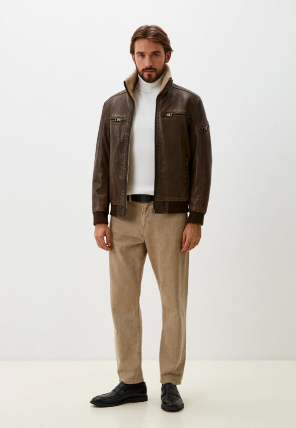 Куртка кожаная Ogmando