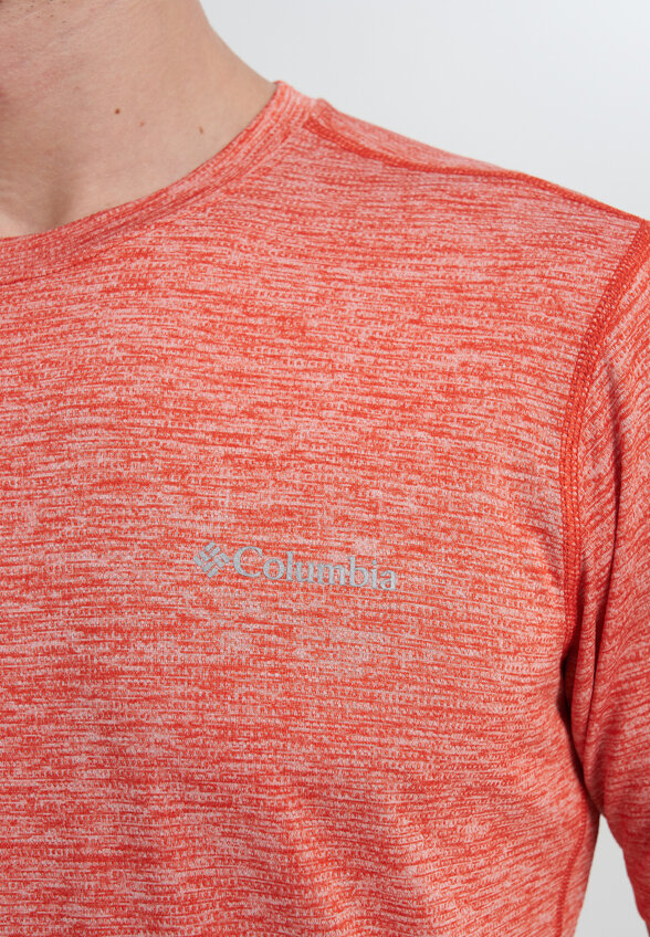 Футболка мужская Columbia Deschutes Runner Short Sleeve Shirt, Красный