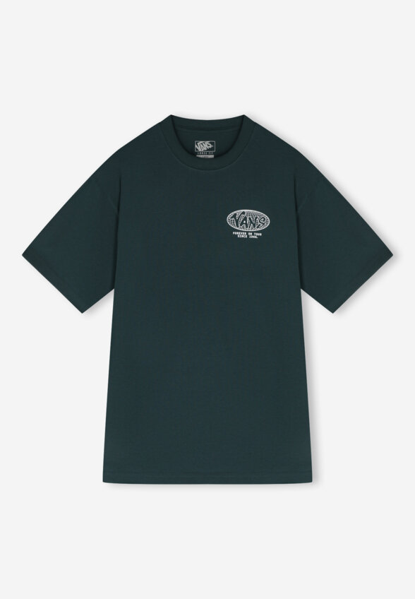 Футболка мужская Vans World Tour Loose SS, Зеленый