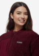 Джемпер флисовый женский Columbia Stellar Path Fleece Bomber Full Zip, Красный6  - превью