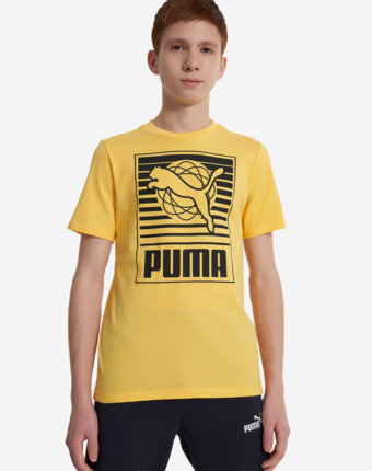 Футболка для мальчиков PUMA Graphics, Желтый женщинам