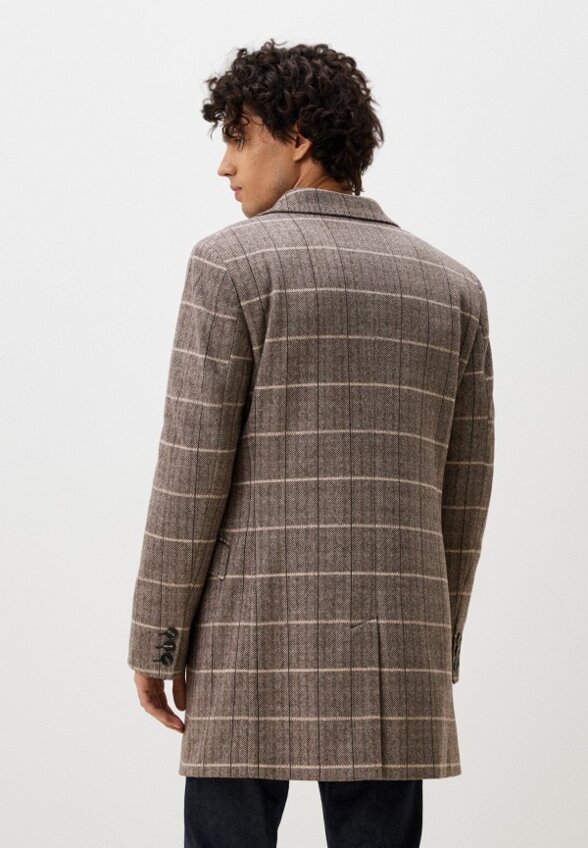 Пальто однобортное Van Cliff