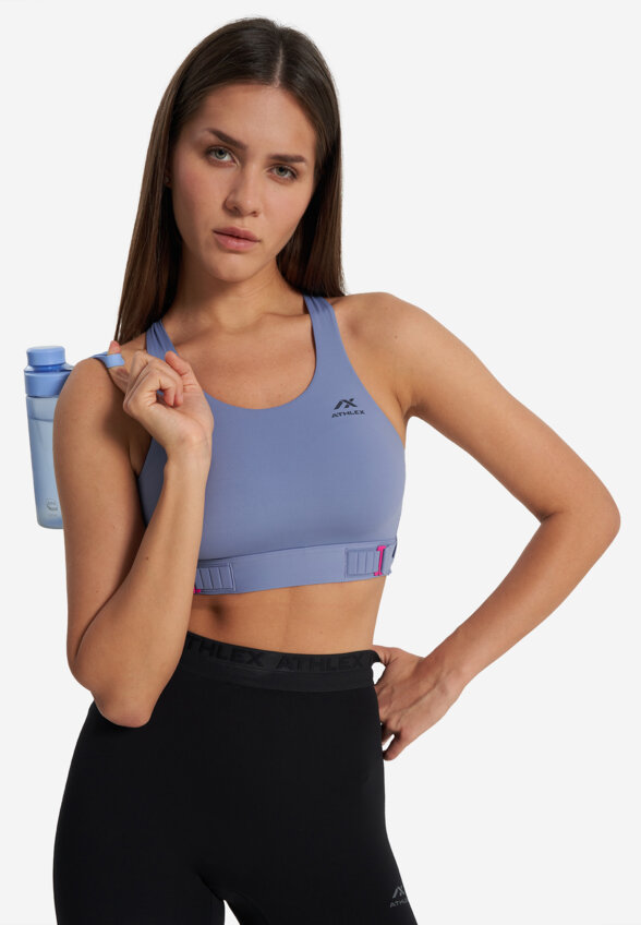 Топ бра спортивный Athlex, Синий