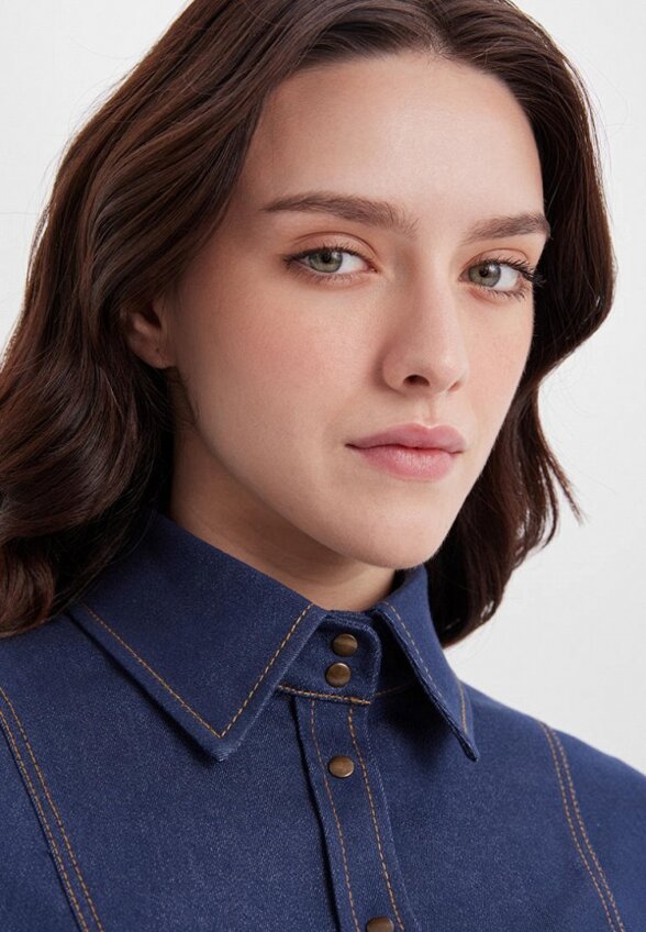 Рубашка джинсовая Olesa Chugunova