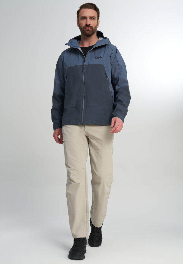 Куртка мембранная мужская Mountain Hardwear Cloud Cipher Hooded Jacket, Синий