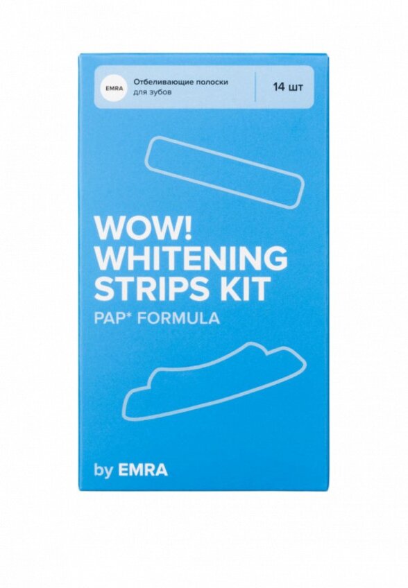 Полоски для зубов отбеливающие Emra