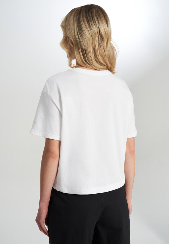 Футболка женская Columbia Rolling Bend Graphic Relaxed Crop SS, Белый