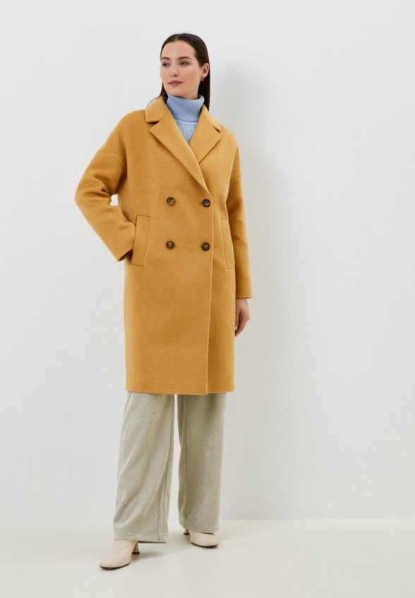 Пальто двубортное Pompa