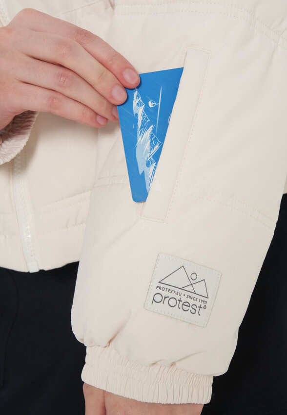 Пуховик женский Protest, Бежевый