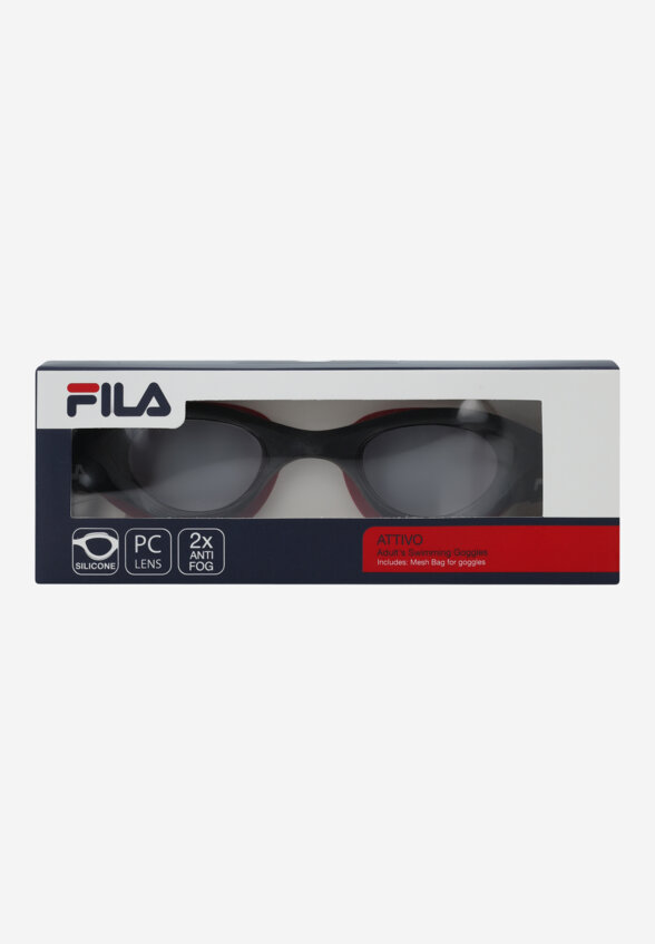Очки для плавания FILA Attivo, Красный