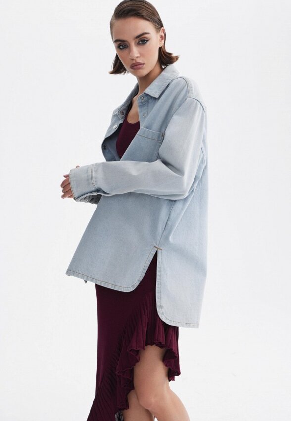 Рубашка джинсовая True Red