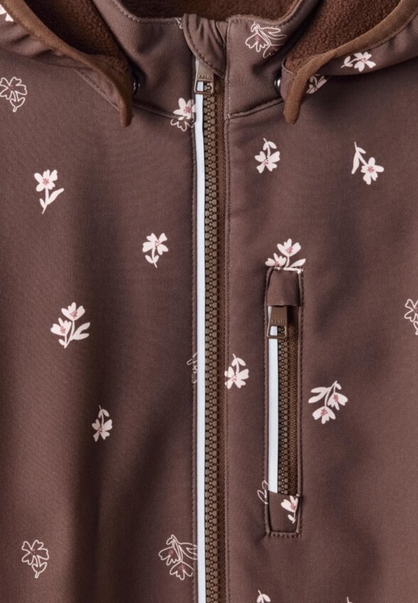 Комбинезон из Softshell на флисе для девочек